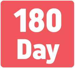 180 days money back guarantee