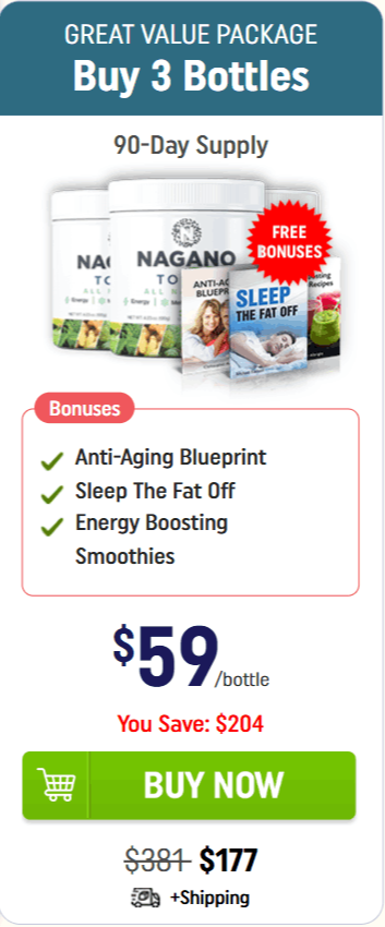 Nagano Tonic - 3 Bottles